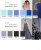 Креп стрейч Амузен 14-4122, 85 гр/м2, шир.150см, цвет голубой - купить в Каменске-Уральском. Цена 148.37 руб.