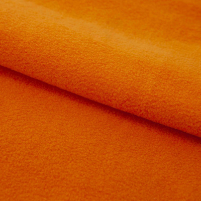 Флис DTY 16-1358, 250 г/м2, шир. 150 см, цвет оранжевый - купить в Каменске-Уральском. Цена 640.46 руб.