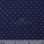 Креп стрейч Амузен, 85 г/м2, 19-3920 (т. синий)/белый мелкий горох, шир.150 см - купить в Каменске-Уральском. Цена 220.50 руб.