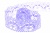 Тесьма кружевная 0621-2063, шир. 40 мм/уп. 20+/-1 м, цвет 107-фиолет - купить в Каменске-Уральском. Цена: 933.93 руб.