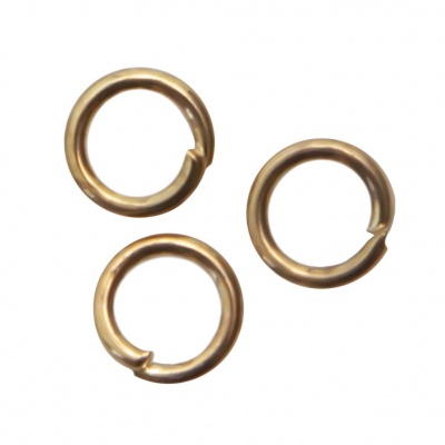 Кольцо  соединительное для бижутерии 4 мм, цв.-золото - купить в Каменске-Уральском. Цена: 0.41 руб.