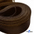 Регилиновая лента, шир.100мм, (уп.25 ярд), цв.- коричневый - купить в Каменске-Уральском. Цена: 694.13 руб.