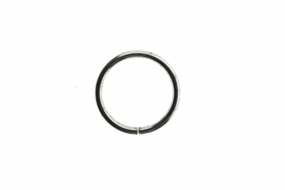 Кольцо металлическое d-15 мм, цв.-никель - купить в Каменске-Уральском. Цена: 2.45 руб.