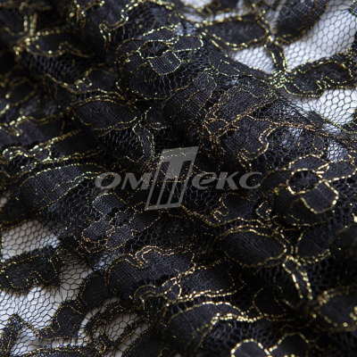 Кружевное полотно XD LACE 1-4, 80 гр/м2, шир.150см, цвет чёрный - купить в Каменске-Уральском. Цена 245.94 руб.