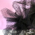 Евро-фатин горох, 100% полиэфир, 15 г/м2, 150 см. 16-167/черный - купить в Каменске-Уральском. Цена 241.13 руб.