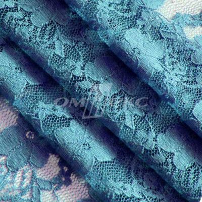 Кружевное полотно стрейч 15A61/BLUE, 100 гр/м2, шир.150см - купить в Каменске-Уральском. Цена 1 581 руб.