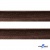 Кант атласный 074, шир. 12 мм (в упак. 65,8 м), цвет коричневый - купить в Каменске-Уральском. Цена: 237.16 руб.