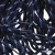 Шнурки #107-19, круглые 130 см, двухцветные цв.тём.синий/белый - купить в Каменске-Уральском. Цена: 22.14 руб.