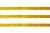 Пайетки "ОмТекс" на нитях, CREAM, 6 мм С / упак.73+/-1м, цв. 92 - золото - купить в Каменске-Уральском. Цена: 484.77 руб.