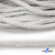 Шнур плетеный d-6 мм круглый, 70% хлопок 30% полиэстер, уп.90+/-1 м, цв.1076-белый - купить в Каменске-Уральском. Цена: 588 руб.