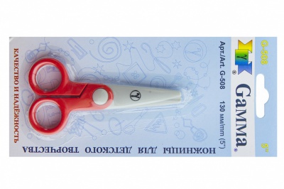 Ножницы G-508 детские 130 мм - купить в Каменске-Уральском. Цена: 118.32 руб.