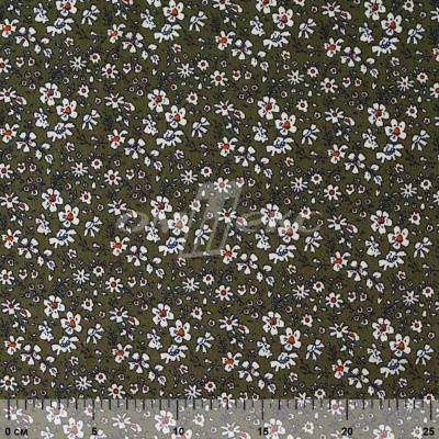 Плательная ткань "Фламенко" 11.2, 80 гр/м2, шир.150 см, принт растительный - купить в Каменске-Уральском. Цена 259.21 руб.