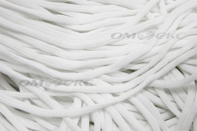 Шнур Т-02 (4с2) мелкое плетение 4мм 100 м белый - купить в Каменске-Уральском. Цена: 2.50 руб.