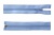 Спиральная молния Т5 351, 75 см, автомат, цвет св.голубой - купить в Каменске-Уральском. Цена: 16.28 руб.