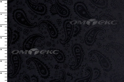 Ткань подкладочная жаккард Р14098, чёрный, 85 г/м2, шир. 150 см, 230T - купить в Каменске-Уральском. Цена 166.45 руб.