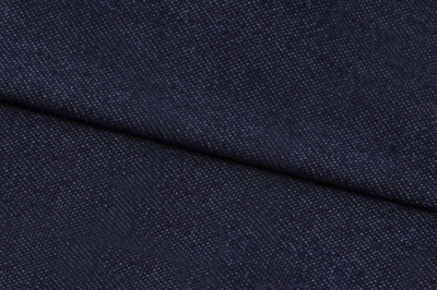 Ткань джинсовая №96, 160 гр/м2, шир.148см, цвет т.синий - купить в Каменске-Уральском. Цена 350.42 руб.