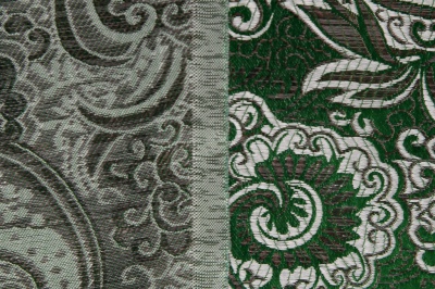 Ткань костюмная жаккард, 135 гр/м2, шир.150см, цвет зелёный№4 - купить в Каменске-Уральском. Цена 441.94 руб.