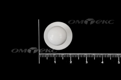Пуговица поварская "Пукля", 10 мм, цвет белый - купить в Каменске-Уральском. Цена: 2.28 руб.