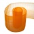 Лента капроновая "Гофре", шир. 110 мм/уп. 50 м, цвет оранжевый - купить в Каменске-Уральском. Цена: 26.93 руб.