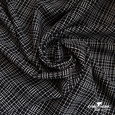 Ткань костюмная "Гарсия" 80% P, 18% R, 2% S, 335 г/м2, шир.150 см, Цвет черный - купить в Каменске-Уральском. Цена 669.66 руб.