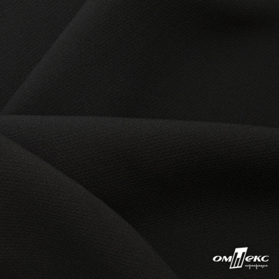 Ткань костюмная "Микела", 96%P 4%S, 255 г/м2 ш.150 см, цв-черный #1 - купить в Каменске-Уральском. Цена 345.40 руб.