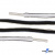 Шнурки #4-27, круглые 130 см, двухцветные (черно/белый) - купить в Каменске-Уральском. Цена: 47.04 руб.