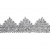 Тесьма металлизированная 0384-0240, шир. 40 мм/уп. 25+/-1 м, цвет серебро - купить в Каменске-Уральском. Цена: 490.74 руб.