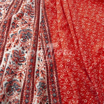 Плательная ткань "Фламенко" 24.1, 80 гр/м2, шир.150 см, принт этнический - купить в Каменске-Уральском. Цена 241.49 руб.
