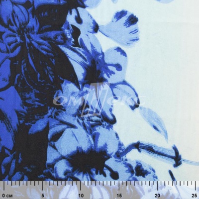 Плательная ткань "Фламенко" 19.1, 80 гр/м2, шир.150 см, принт растительный - купить в Каменске-Уральском. Цена 241.49 руб.