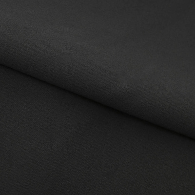 Костюмная ткань "Элис", 200 гр/м2, шир.150см, цвет чёрный - купить в Каменске-Уральском. Цена 306.20 руб.