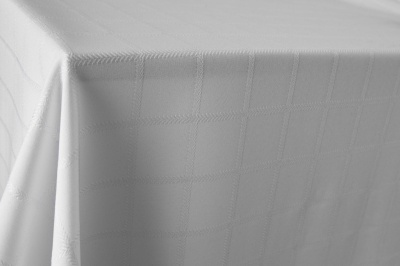 Скатертная ткань 25536/2005, 174 гр/м2, шир.150см, цвет белый - купить в Каменске-Уральском. Цена 269.46 руб.