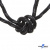 Шнурки #3-10, круглые с наполнителем 130 см, светоотражающие, цв.-чёрный - купить в Каменске-Уральском. Цена: 75.38 руб.