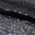 Сетка с пайетками №19, 188 гр/м2, шир.140см, цвет чёрный - купить в Каменске-Уральском. Цена 454.12 руб.