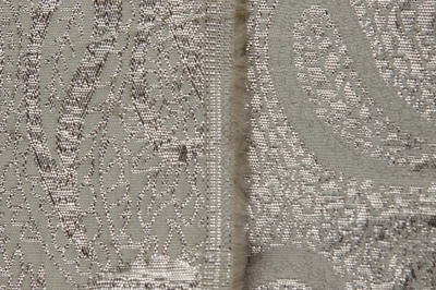 Ткань костюмная жаккард, 135 гр/м2, шир.150см, цвет белый№19 - купить в Каменске-Уральском. Цена 441.94 руб.