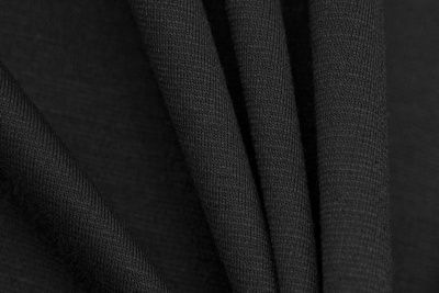 Трикотаж "Grange" BLACK 1# (2,38м/кг), 280 гр/м2, шир.150 см, цвет чёрно-серый - купить в Каменске-Уральском. Цена 870.01 руб.