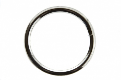 Кольцо металлическое d-38 мм, цв.-никель - купить в Каменске-Уральском. Цена: 4.89 руб.