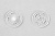 Кнопки пришивные пластиковые 13 мм, блистер 24шт, цв.-прозрачные - купить в Каменске-Уральском. Цена: 62.27 руб.