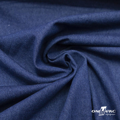 Ткань костюмная "Джинс", 315 г/м2, 100% хлопок, шир. 150 см,   Цв. 7/ Dark blue - купить в Каменске-Уральском. Цена 588 руб.