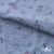 Ткань Муслин принт, 100% хлопок, 125 гр/м2, шир. 140 см, #2308 цв. 69 серо-голубой с цветком - купить в Каменске-Уральском. Цена 413.11 руб.