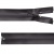 Молния водонепроницаемая PVC Т-7, 60 см, разъемная, цвет (301) т.серый - купить в Каменске-Уральском. Цена: 49.39 руб.
