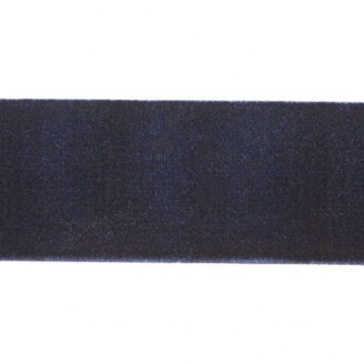 Лента бархатная нейлон, шир.25 мм, (упак. 45,7м), цв.180-т.синий - купить в Каменске-Уральском. Цена: 809.01 руб.
