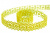 Тесьма кружевная 0621-1567, шир. 15 мм/уп. 20+/-1 м, цвет 017-жёлтый - купить в Каменске-Уральском. Цена: 466.97 руб.