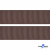 Репсовая лента 005, шир. 25 мм/уп. 50+/-1 м, цвет коричневый - купить в Каменске-Уральском. Цена: 298.75 руб.