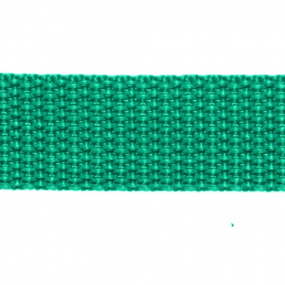 Стропа текстильная, шир. 25 мм (в нам. 50+/-1 ярд), цвет яр.зелёный - купить в Каменске-Уральском. Цена: 397.52 руб.