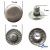 Кнопка металлическая "Альфа" с пружиной, 15 мм (уп. 720+/-20 шт), цвет никель - купить в Каменске-Уральском. Цена: 1 466.73 руб.