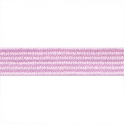 Резиновые нити с текстильным покрытием, шир. 6 мм ( упак.30 м/уп), цв.- 80-розовый - купить в Каменске-Уральском. Цена: 155.22 руб.