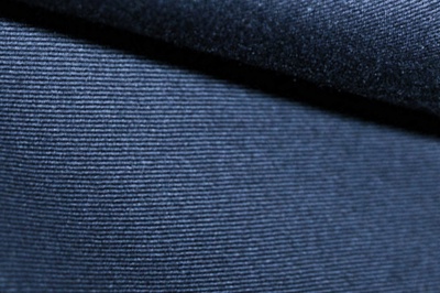 Ткань костюмная 8874/3, цвет темно-синий, 100% полиэфир - купить в Каменске-Уральском. Цена 433.60 руб.