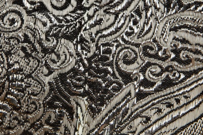 Ткань костюмная жаккард №11, 140 гр/м2, шир.150см, цвет тем.серебро - купить в Каменске-Уральском. Цена 383.29 руб.