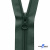 Спиральная молния Т5 890, 80 см, автомат, цвет т.зелёный - купить в Каменске-Уральском. Цена: 16.61 руб.