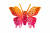Бабочка декоративная пластиковая #10 - купить в Каменске-Уральском. Цена: 7.09 руб.